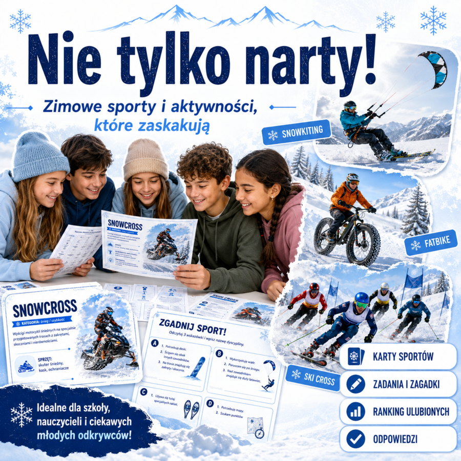 Nie tylko narty! — 18 mniej oczywistych sportów i aktywności zimowych