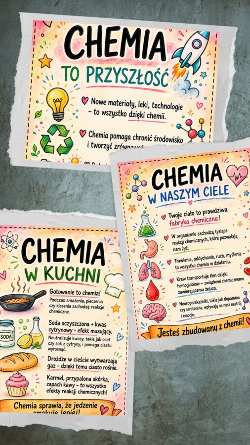 Gazetka szkolna z chemii