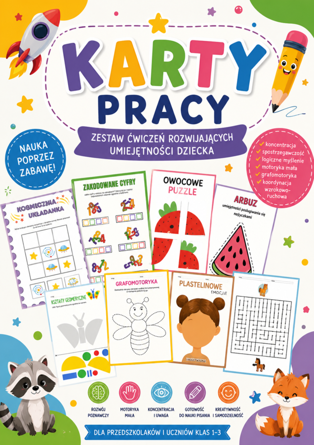 Karty pracy do zajęć korekcyjno-kompensacyjnych