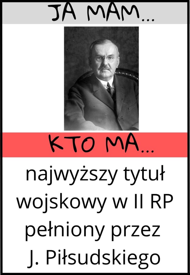 Gra Ja mam, kto ma - Polska w okresie międzywojnia
