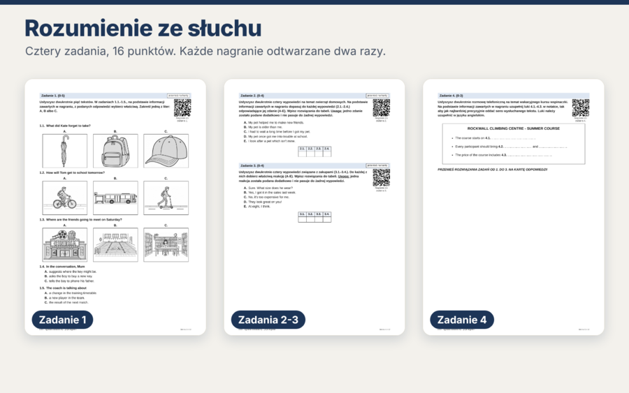 Egzamin ósmoklasisty z angielskiego E801, arkusz próbny