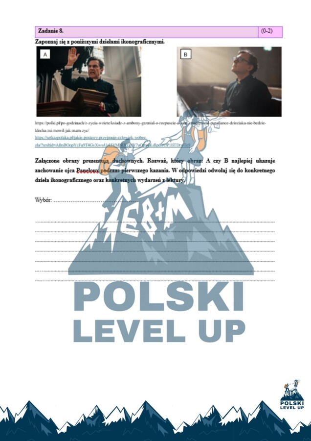 Test ikonograficzny (10 zadań z kluczem odpowiedzi)_Dżuma_Polski Level Up