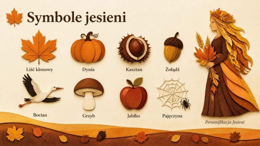 Jesień – prezentacja edukacyjna. Przyroda, zwierzęta, pogoda i tradycje