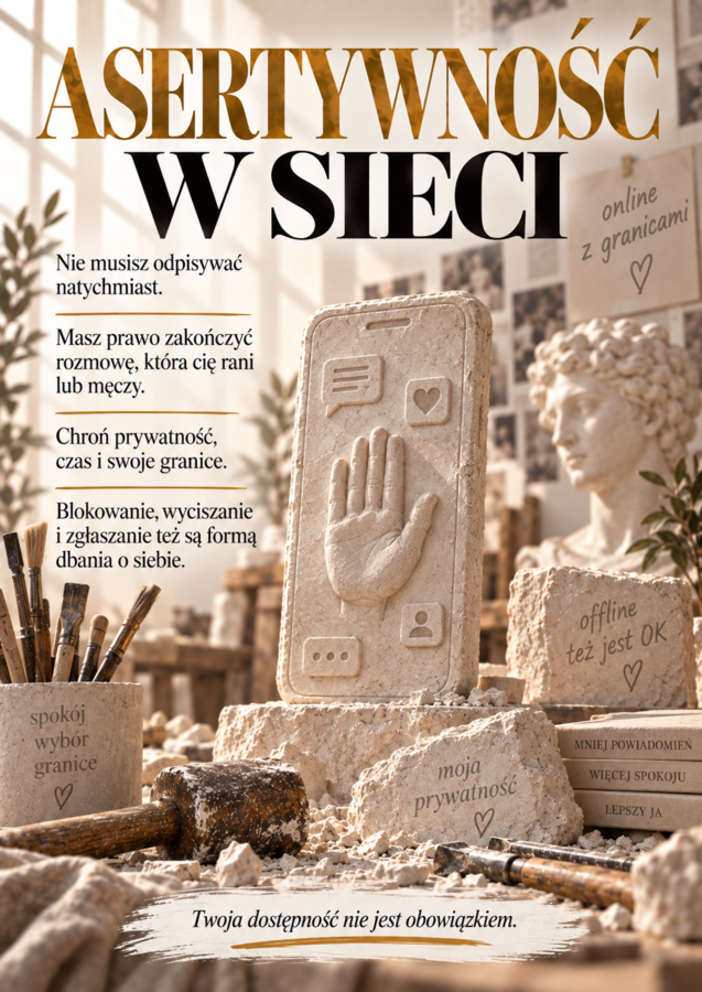 Asertywność – Ja jestem OK, Ty jesteś OK, plakaty,gazetka, materiał do lekcji
