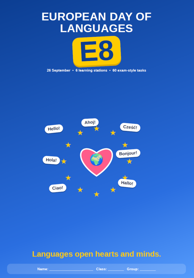 European Day of Languages- E8 (stacje dydaktyczne)