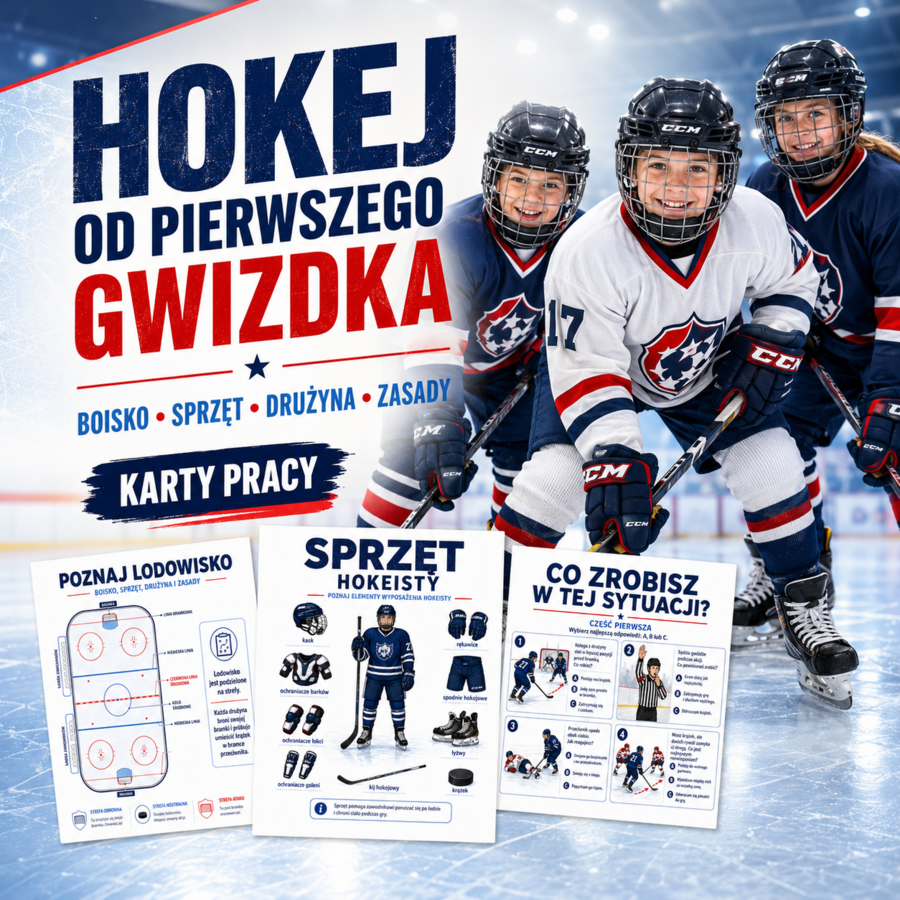 Hokej od pierwszego gwizdka — boisko, sprzęt, drużyna i zasady