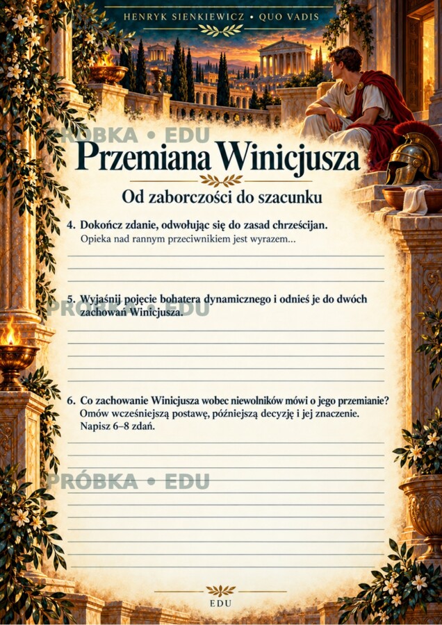 QUO VADIS — 22 karty dwustronne, 129 zadań, sprawdzian i klucze | klasy 7–8
