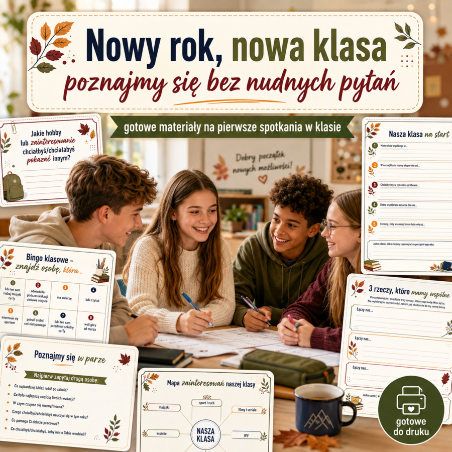 Nowy rok, nowa klasa – poznajmy się bez nudnych pytań