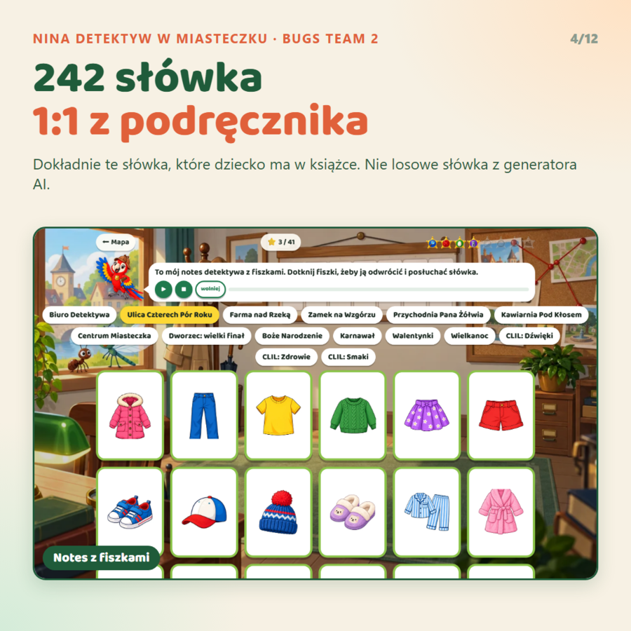 Gra interaktywna Bugs Team 2, Starter Unit - Goodbye