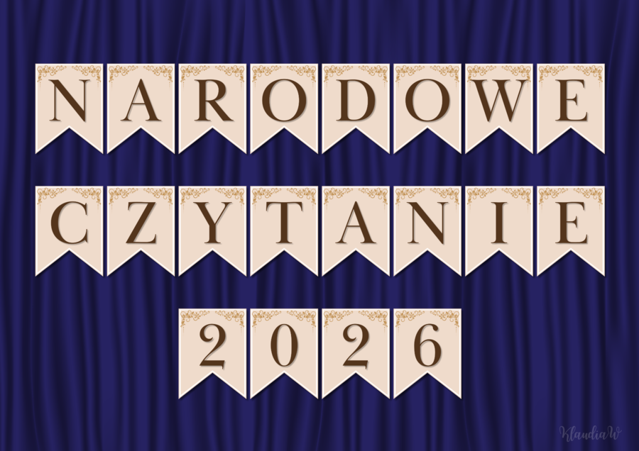 Narodowe Czytanie 2026 - girlanda