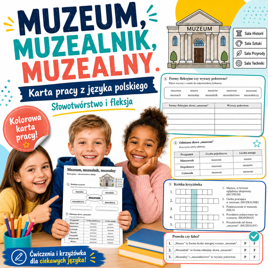 Muzeum, muzealnik, muzealny