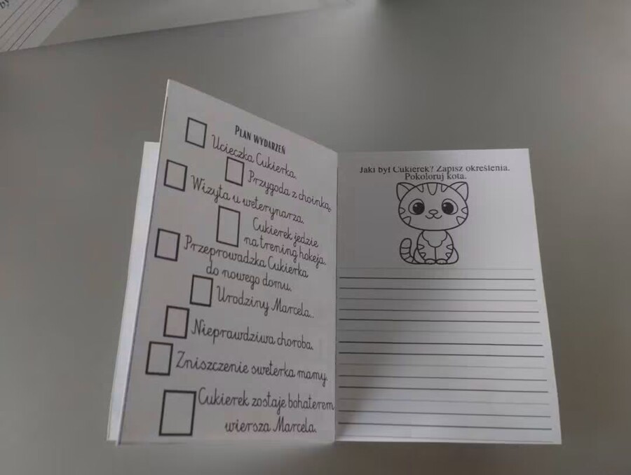 Lapbook + miniksiążeczka ,,Cukierku, ty łobuzie "