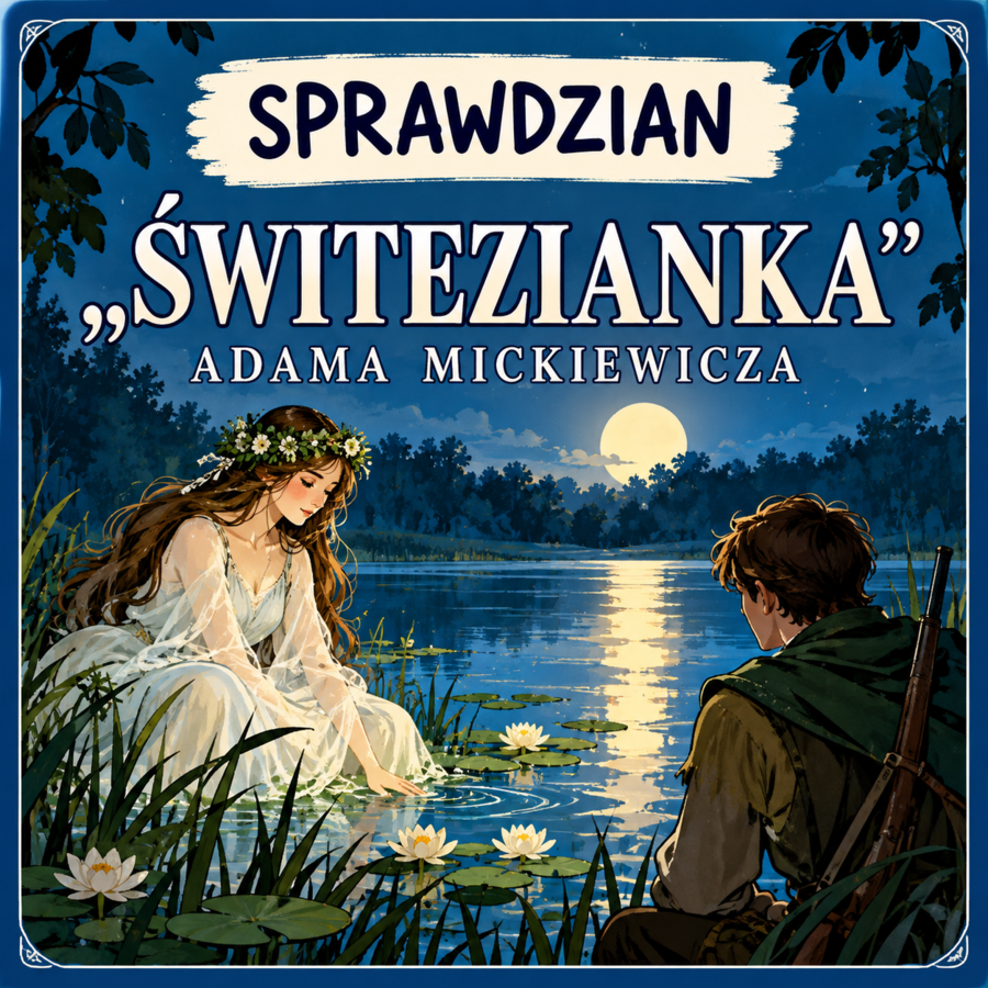 "Świtezianka"- sprawdzian/kartkówka