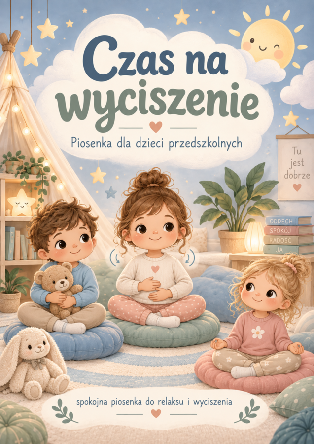 Czas na wyciszenie- piosenka dla dzieci przedszkolnych