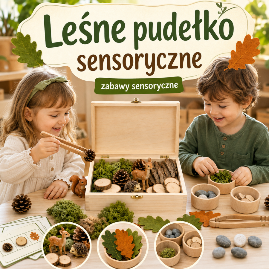 Leśne pudełko sensoryczne