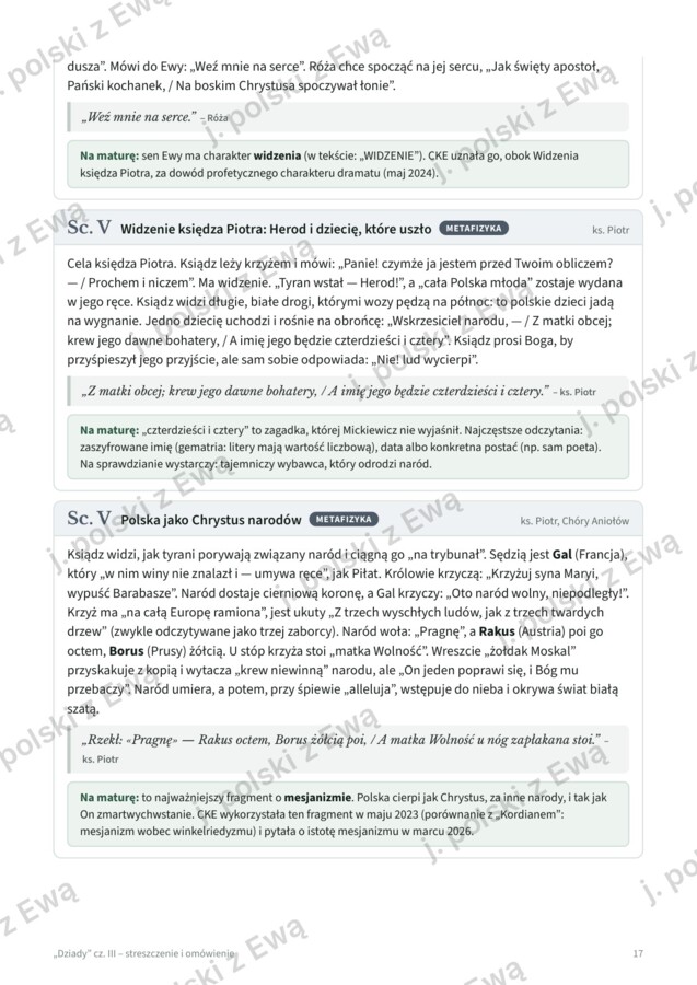 Dziady III - kompletne kompendium wiedzy na maturę