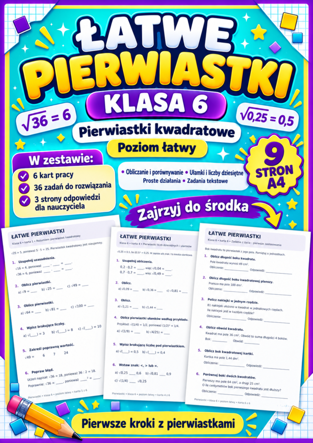 PIERWIASTKI-ŁATWE- klasa 6