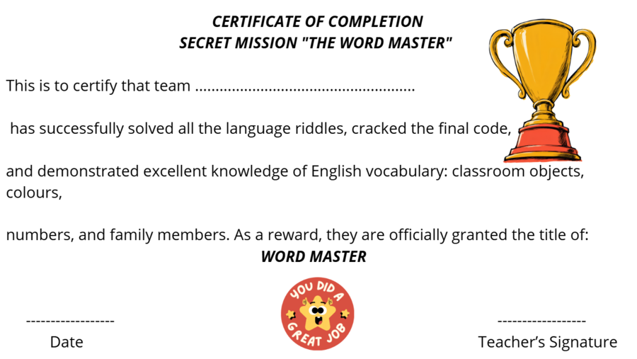 The Word Master- stacje dydaktyczne