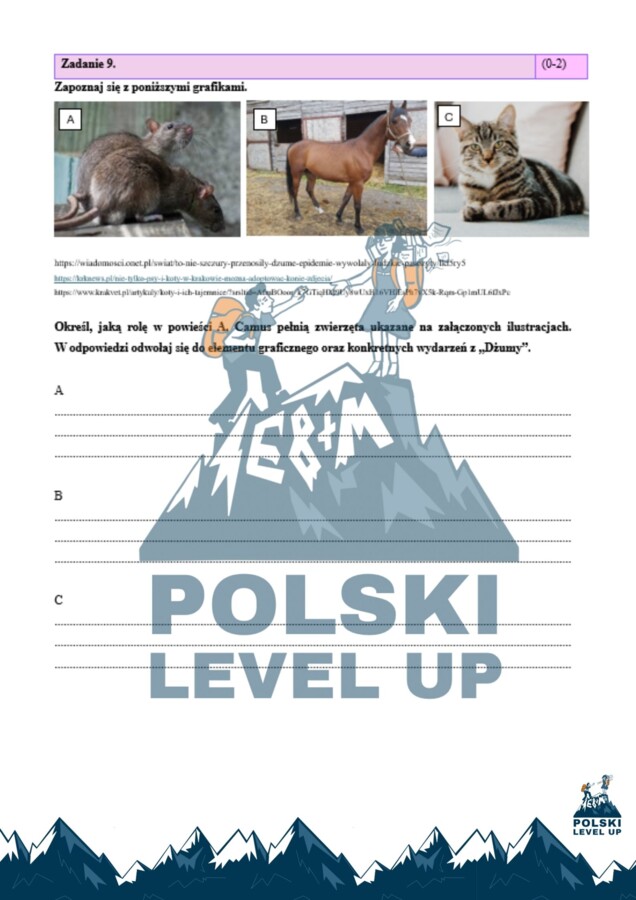 Test ikonograficzny (10 zadań z kluczem odpowiedzi)_Dżuma_Polski Level Up