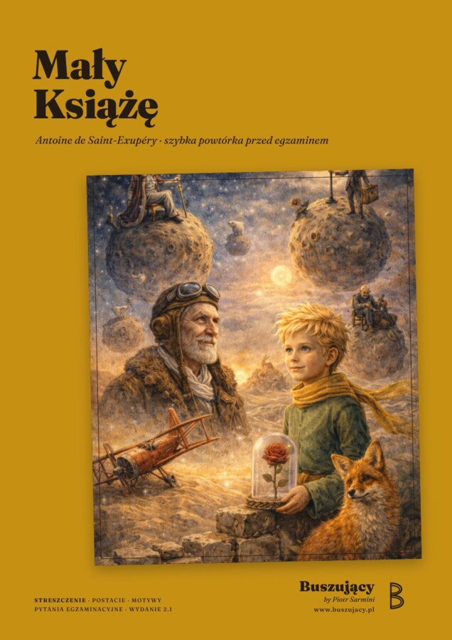 Mały Książę – Saint-Exupéry. Szybka powtórka przed egzaminem ósmoklasisty (PDF)
