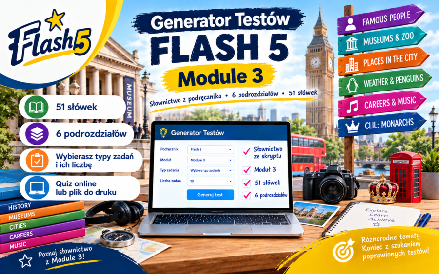 Generator testów Flash 5, Module 3