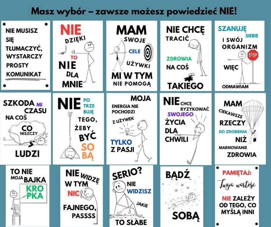 Masz wybór-zawsze możesz powiedzieć NIE