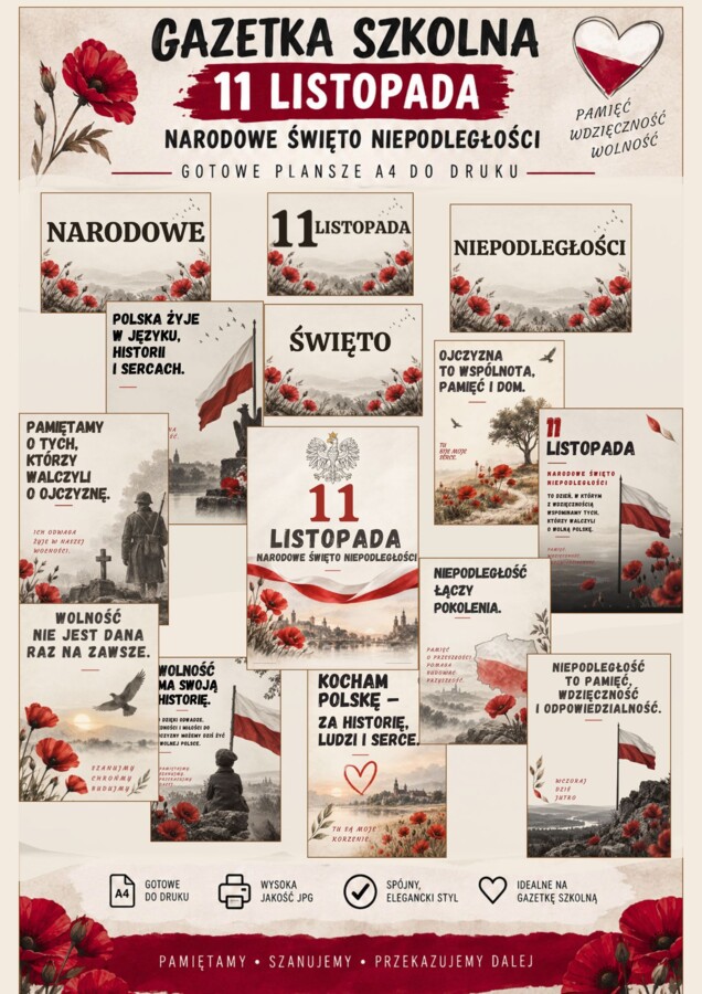 Gazetka na Narodowe Święto Niepodległości