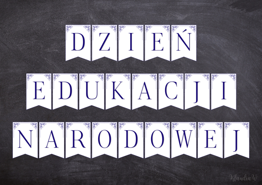 Dzień Edukacji Narodowej - girlanda
