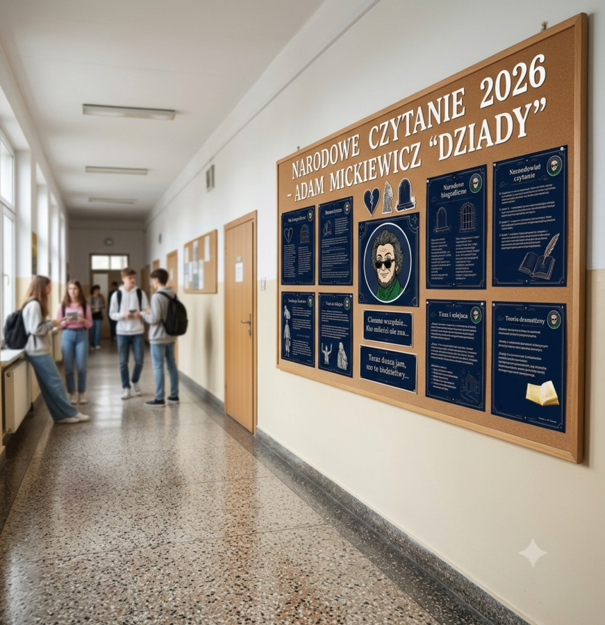 „Dziady” Adama Mickiewicza - Narodowe Czytanie, gazetka (Dziady cz. II)