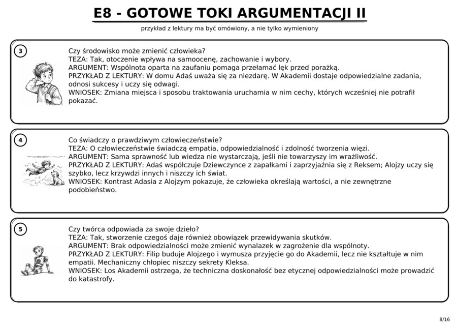Akademia Pana Kleksa - karta pracy
