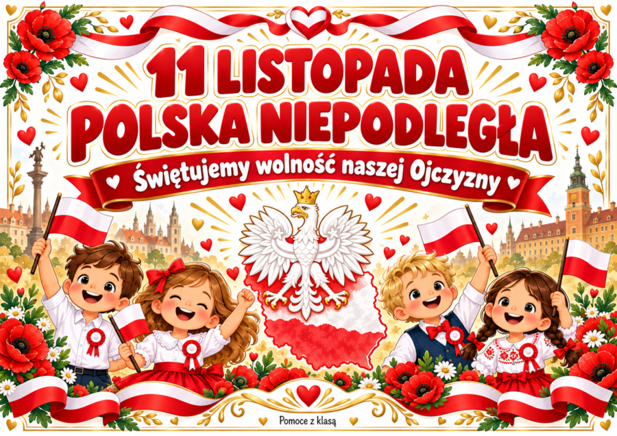GAZETKA „11 LISTOPADA – ŚWIĘTO NIEPODLEGŁOŚCI” PRZEDSZKOLE I KLASY 1-3