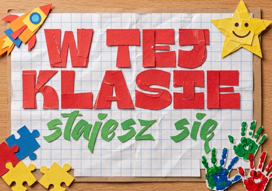 "W tej klasie stajesz się..." motywacyjna gazetka klasowa