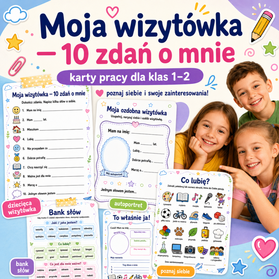 Moja wizytówka — 10 zdań o mnie
