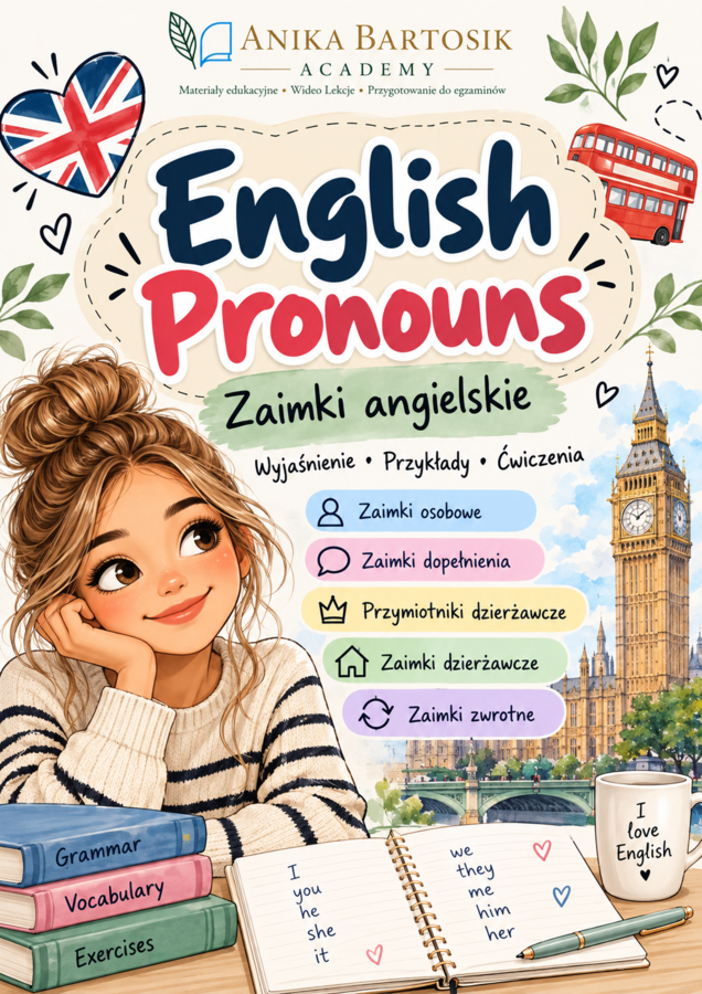 English Pronouns – zaimki angielskie | Ściąga + teoria + ćwiczenia