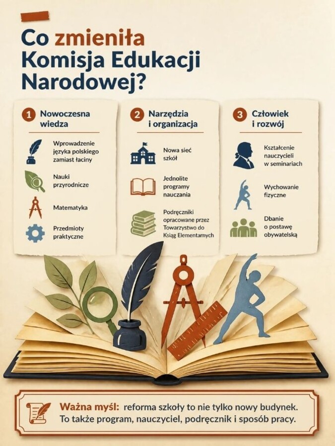Dzień Edukacji Narodowej – historia polskiej edukacji od 1773 do dziś - gazetka edukacyjna