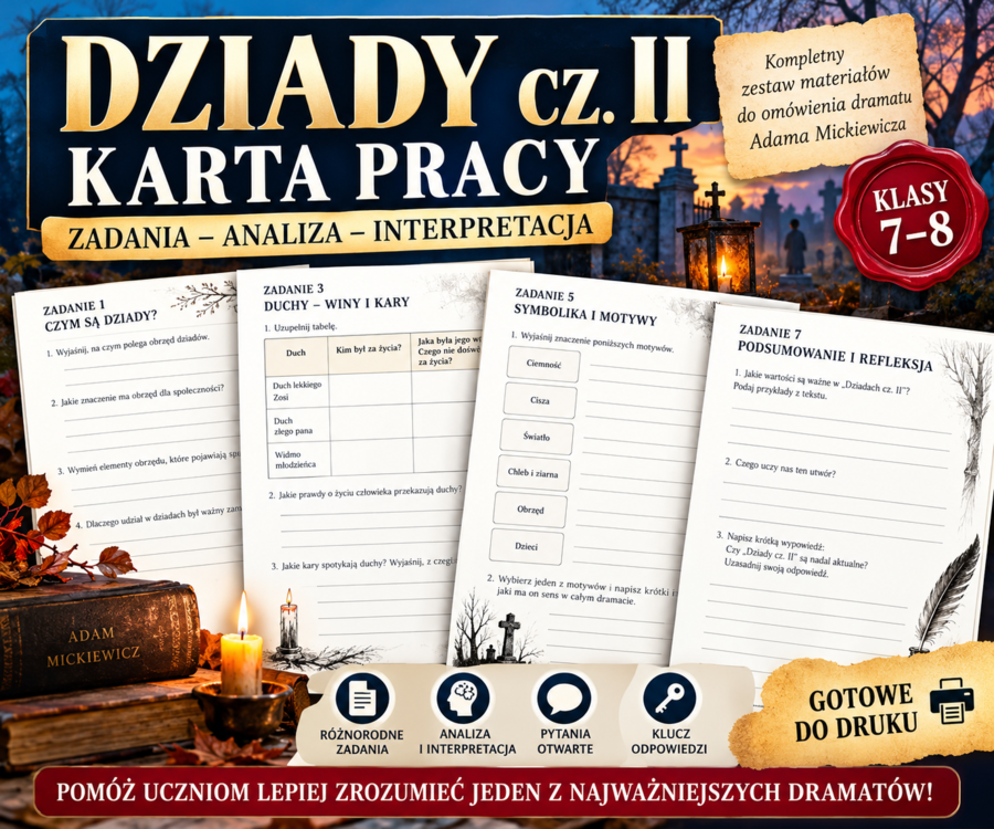 Karta pracy- Dziady II
