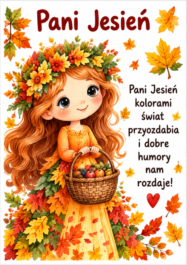 Gazetka ,,Jesień w przedszkolu''