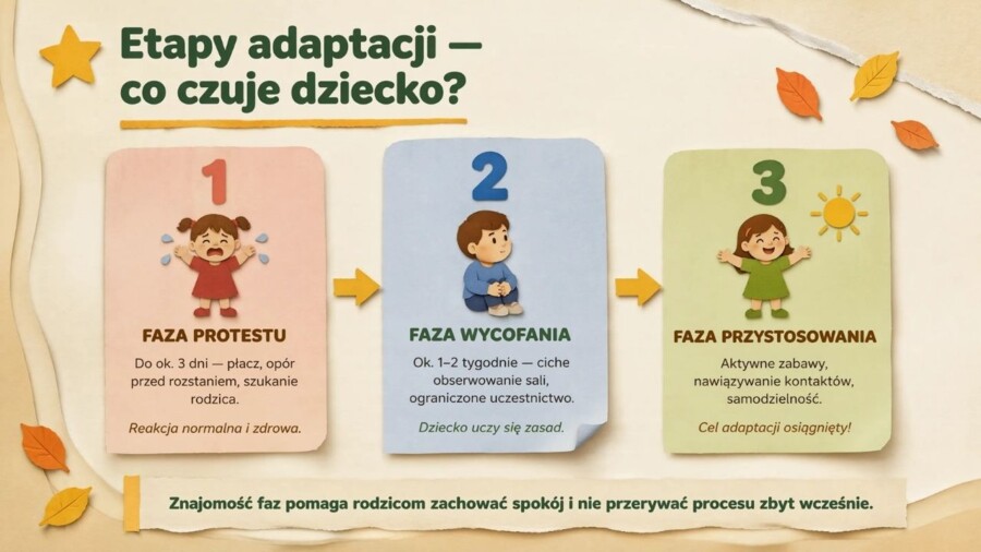 Rozpoczęcie roku przedszkolnego - gazetka lub prezentacja o adaptacji i rozwoju dziecka
