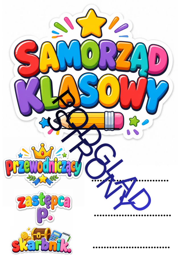 gazetka ścienna - samorząd klasowy - dyżurni klasy - wrzesień - wychowawcza
