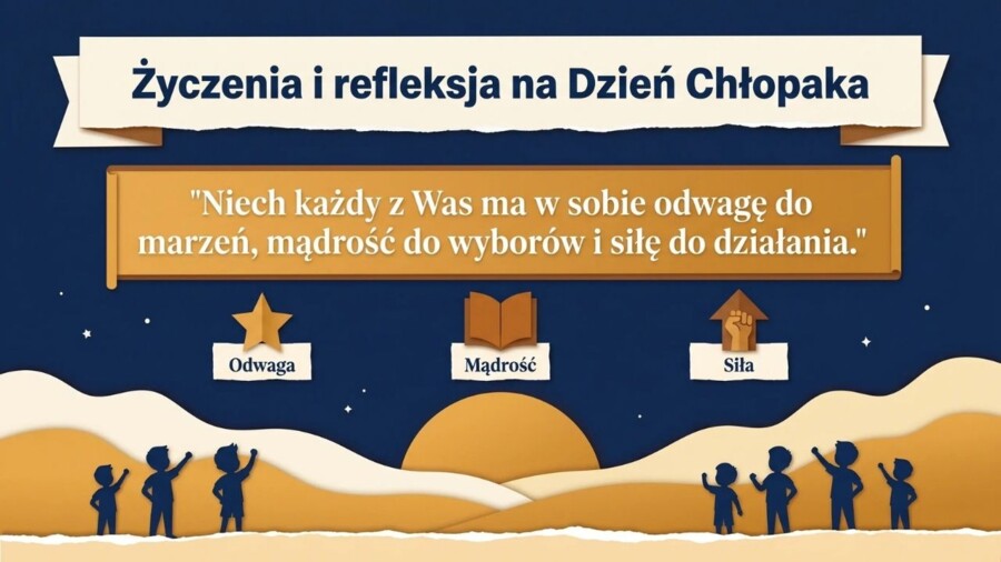 Dzień Chłopaka – prezentacja edukacyjna, 17 plansz