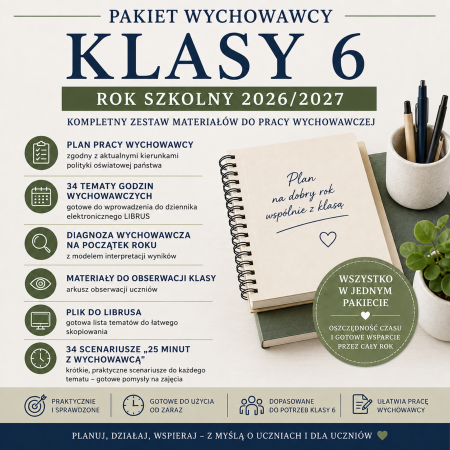 Pakiet wychowawcy klasy 6 SP