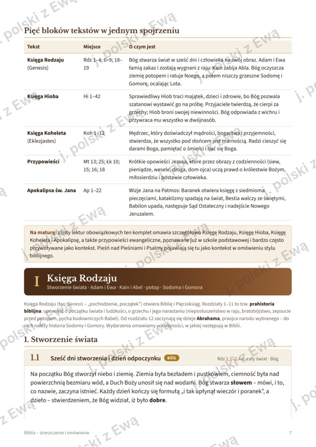 Biblia - kompletne kompendium na maturę