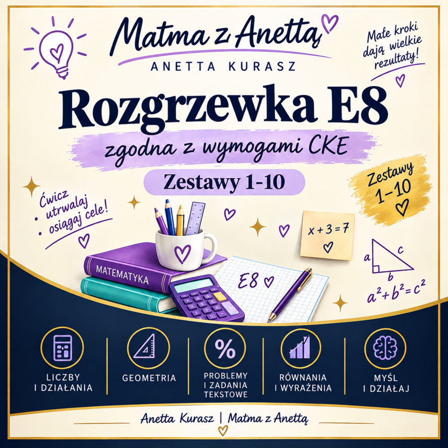 Rozgrzewka E8 - zestawy 1-10 + odpowiedzi