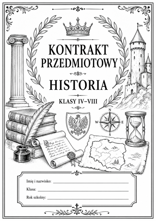Kontrakt dla uczniów z historii. Wersja do edycji
