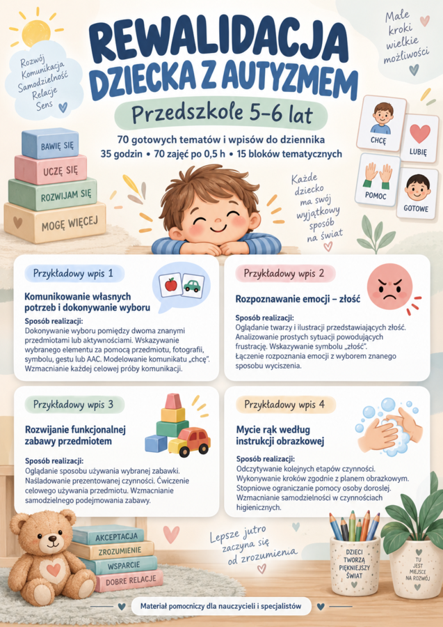Rewalidacja dziecka w wieku 5-6  z autyzmem