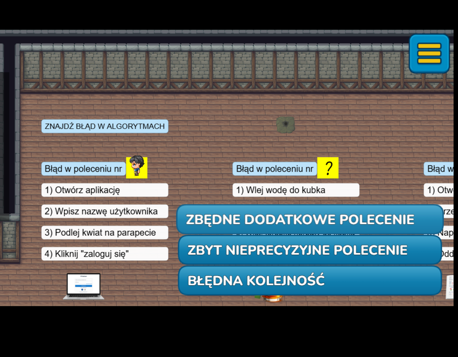 Algorytmizacja (algorytm pisemny) - GRA ONLINE