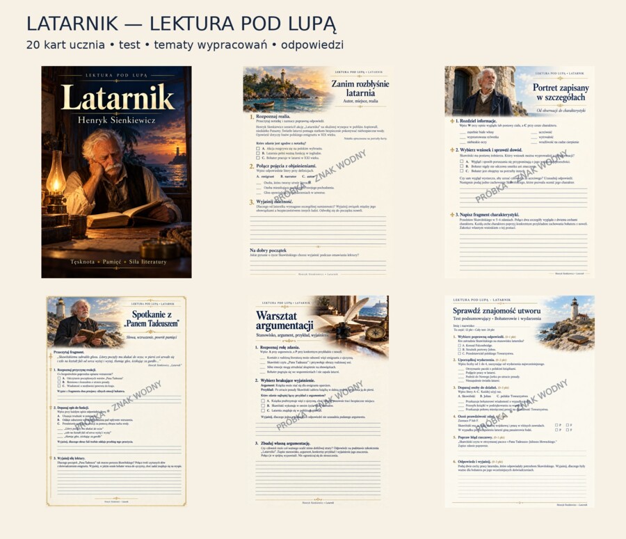 LATARNIK — Karty pracy