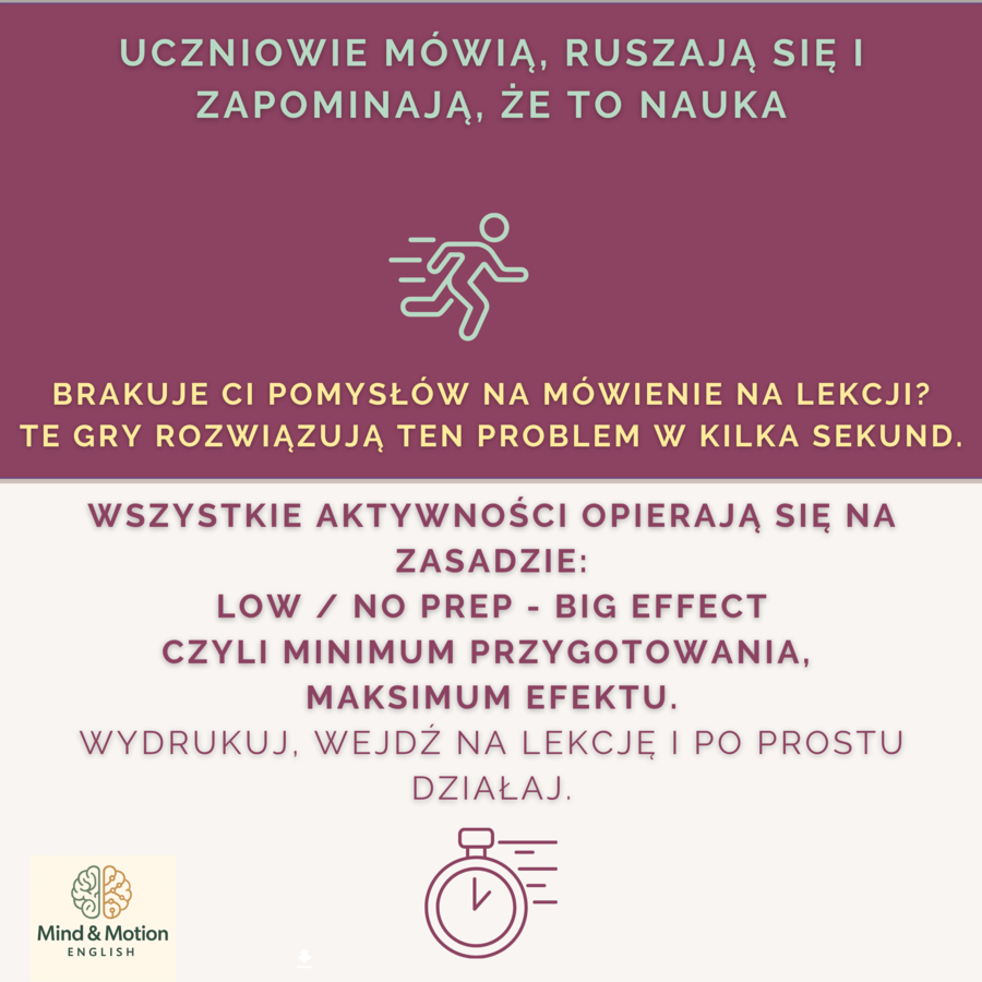Back To School - gry i ice-breakers na pierwsze lekcje angielskiego | klasy 3-6