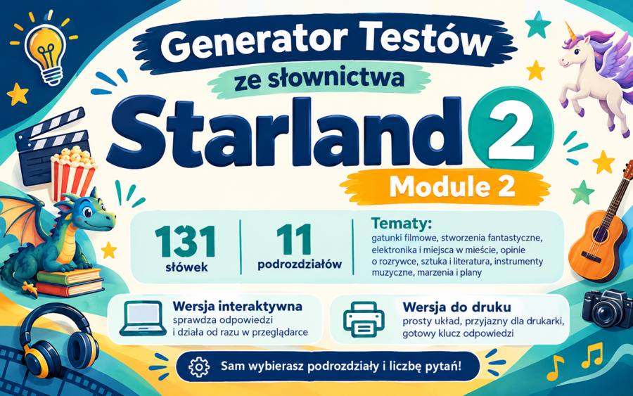 Generator testów Starland 2, Module 2