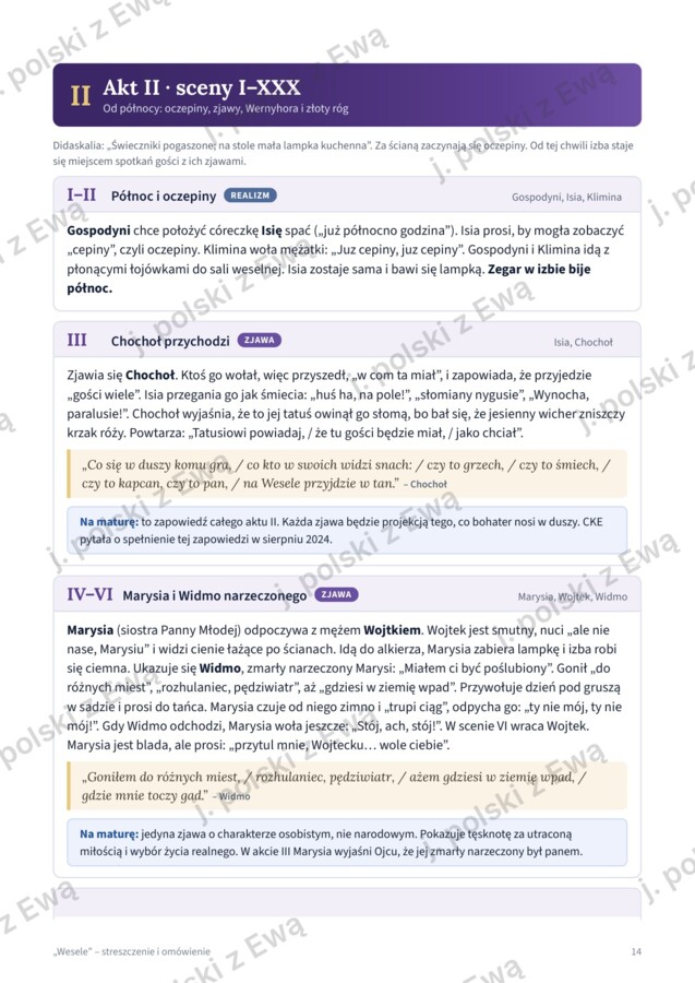 Wesele - kompletne kompendium wiedzy na maturę